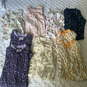 Twin Girls - Assorted Baby Sleepers Set
